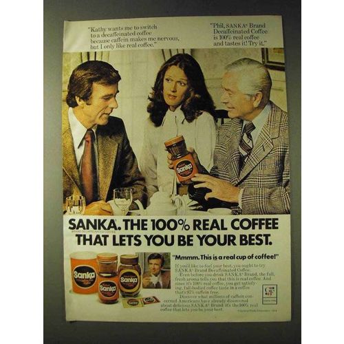 1978 Sanka Coffee Ad - Robert Young