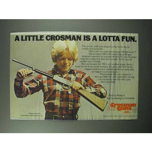 1980 Crosman 788 BB Scout Airgun Ad - Lotta Fun