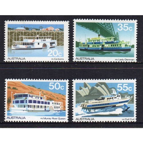 Australia 1979 Ferries and Murray River Steamers MNH