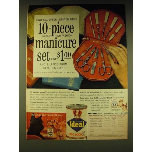 1964 Ideal Dog Food Ad - Unusual offer