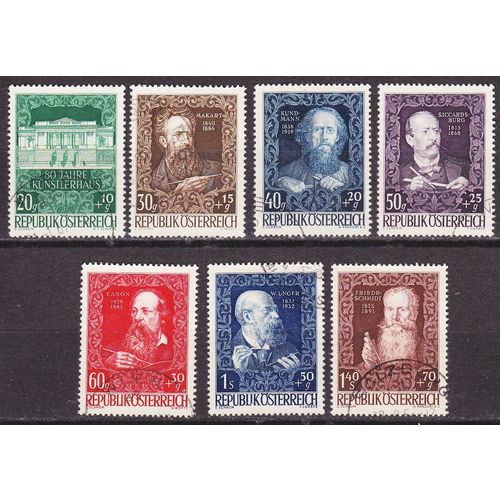 ÖSTERREICH AUSTRIA [1948] MiNr 0878-84 ( O/used )