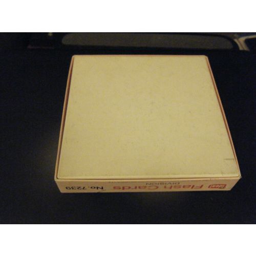Vintage Ideal No. 7239 Division Flash Cards