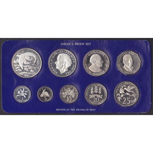 1981 Jamaica Proof Coin Set