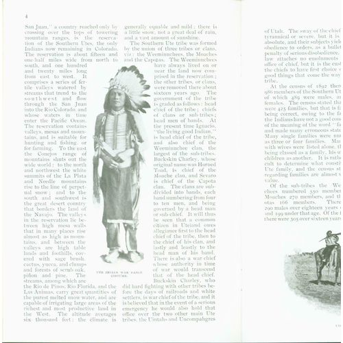 The Southern Ute Indians of Early Colorado..1 to >29 lots of 10 copies