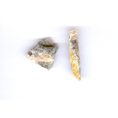 A Black Moonstone Raw Crystal Gemstone 2 Pcs Metaphysical Spiritual Energy Work