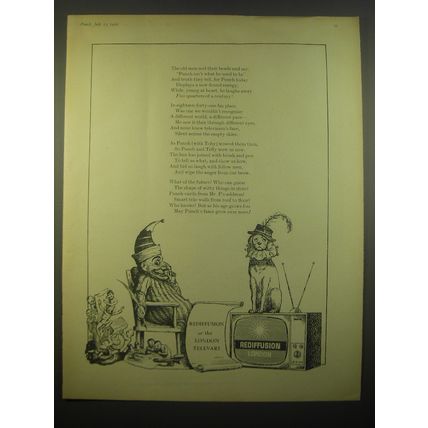 1966 Rediffusion London Televari Ad - The old men nod their heads and say
