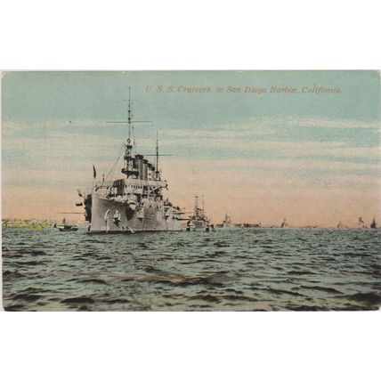 PPC USS Cruisers San Diego Panama California Exposition 1913