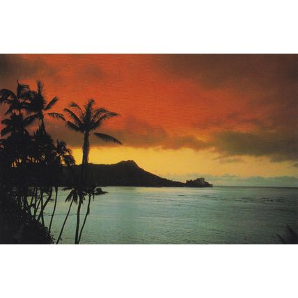 Waikiki - Lot of 7 - Vintage Postcards - Hawaii, Surfer, Kalakua Avenue, Bar