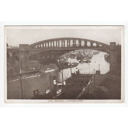 The Bridges Sunderland Postcard Local Publisher Cope