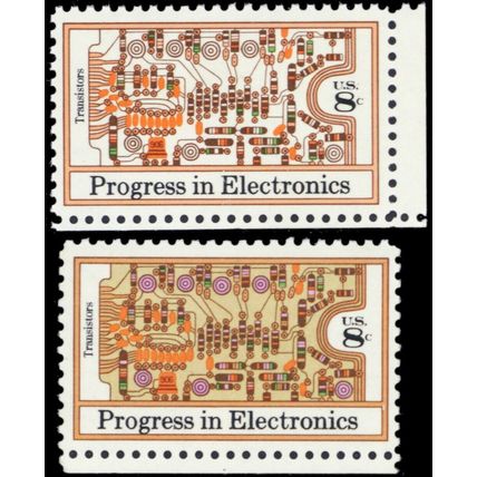 1501b, Mint VF NH Tan & Lilac Colors Omitted Error With Normal * Stuart Katz