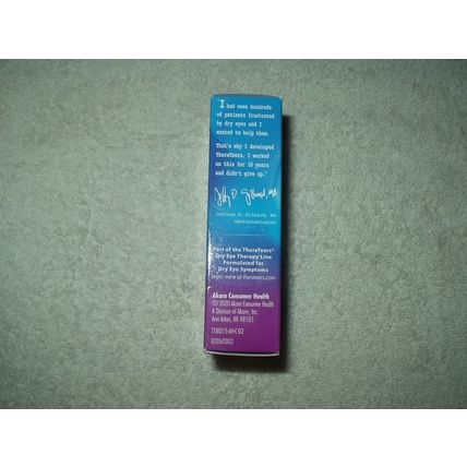 THERA TEARS DRY EYE THERAPY LUBRICANT / PROTECTANT SEALED BOX .5 OZ 08/23