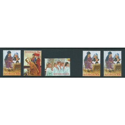 australia stamps mnh 1986 sg1040 sg 1040 christmas scenes