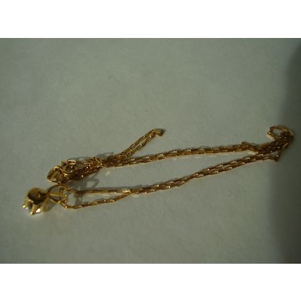 Necklace 9ct Hallmark Gold Zircon Pendant 9K 375 9 carat 18" Chain