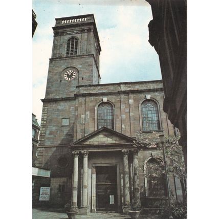 St Annes Church Manchester South Door and Tower Postcard unused VGC