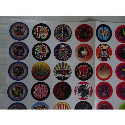 Milk Cap - Power Slammer Caps, Jurassic Dyno Promo Poster 1992