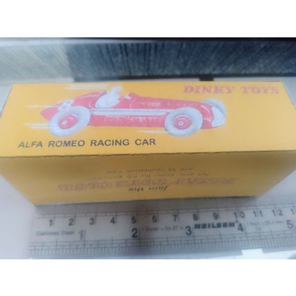 Dinky No23F Alfa Romeo Racing Car - Replica / Repro Box