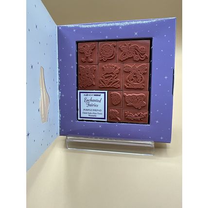 Vintage Fairy New All Night Media Rare ENCHANTED FAIRIES RUBBER STAMP Set