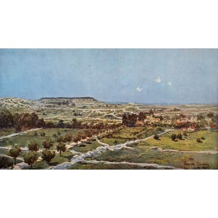 PEAT VALLEY 1915 François Flameng - Vouziers FRANCE WORLD WAR I PRINT