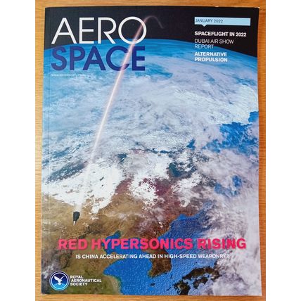 ROYAL AERONAUTICAL SOCIETY MAGAZINE, AEROSPACE: issue January 2022