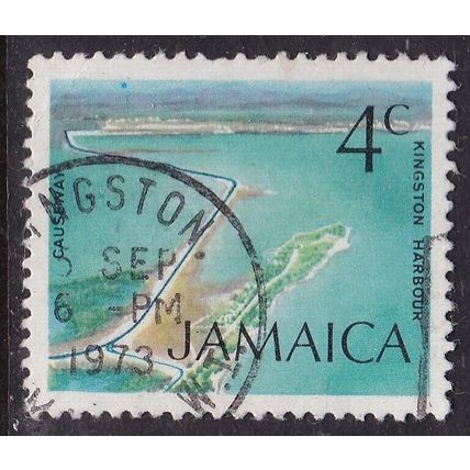 Jamaica 1972 Causeway Kingston Harbour 4c Fine Used SG 347 VGC