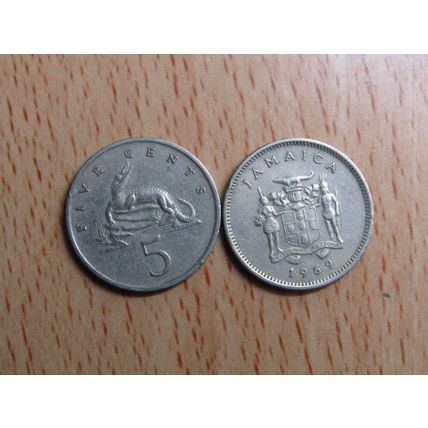 Jamaica 1969 5 Cents Coin