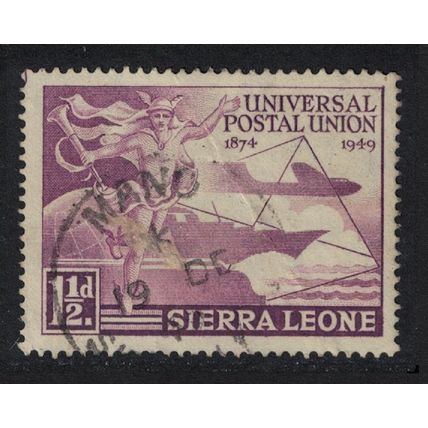 Sierra Leone 75th Anniversary of UPU 1949 Canc SG#205