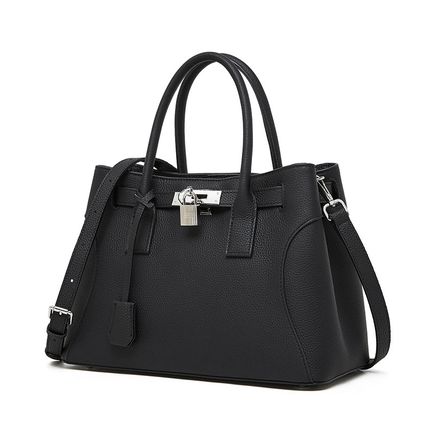 Women's Woven Shoulder Crossbody Bag Handbag Black
