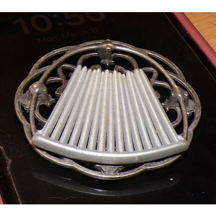 ART DECO ERA HAIR PIN/COMB COSTUME JEWELRY WITH RHINESTONES