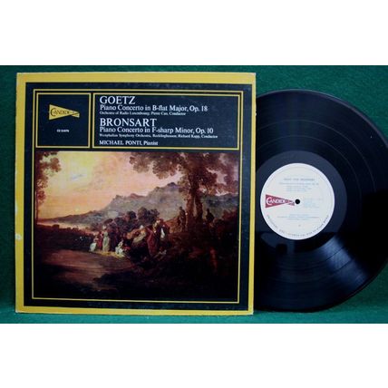 Michael Ponti/Kapp/Cao - Goetz/Bronsart Piano Concertos - CE 31076 - NM