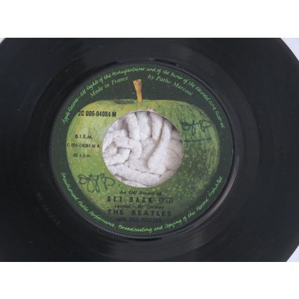 THE BEATLES, GET BACK 7" VINYL SINGLE FRENCH