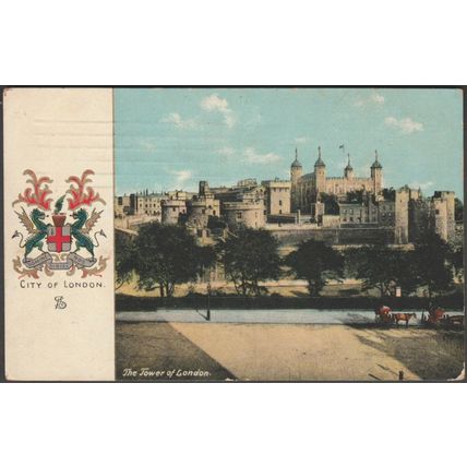 The Tower of London, 1907 - Hildesheimer Postcard