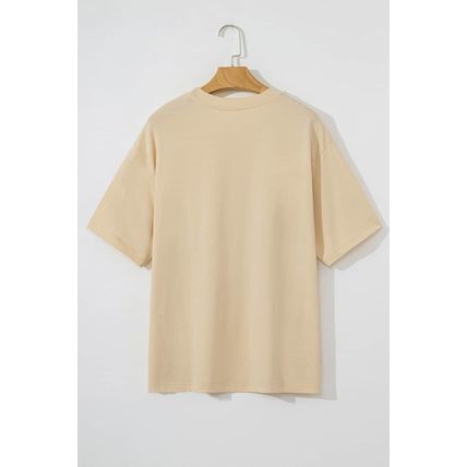 Parchment Western Burro Cactus Crew Neck Graphic Tee