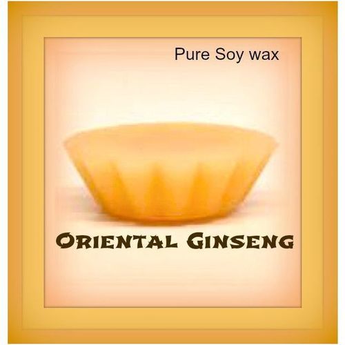 Pure soy wax tart melt for oil burners scented with relaxing Oriental Ginseng