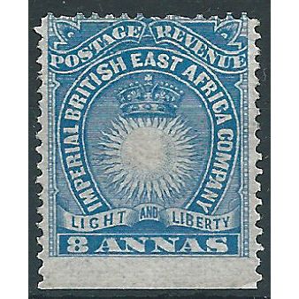 British East Africa 1890 SG12 8a Blue Mounted Mint....