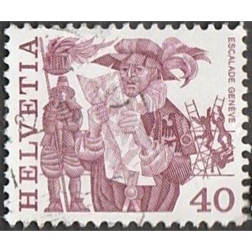 Switzerland 4o Value. Escalade Geneve. Fine Used