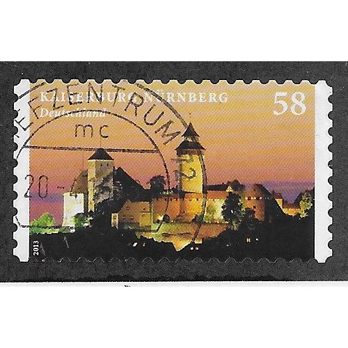 GER 2013 €0.58 (S/A) 'NUREMBURG CASTLE' FINE USED (EBID60-367)