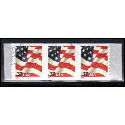 Used 3632 37c U.S. Flag Fine CNP+1 Left 5555 PA3897