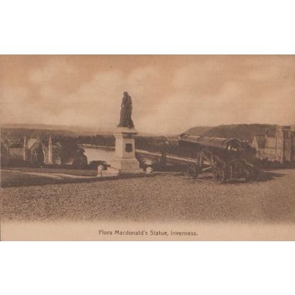 Fiona MacDonald s Statue Inverness Jacobite Revolution Vintage Postcard
