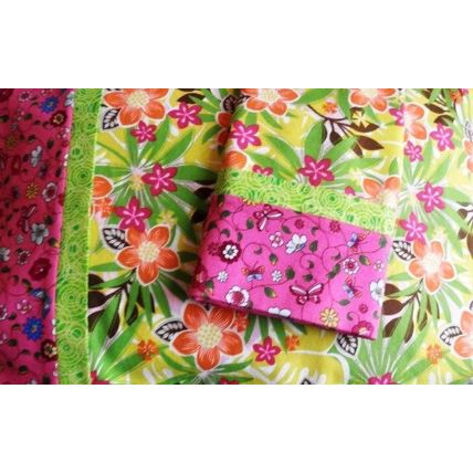 Pillowcases HomecraftedTropical Gone Wild Set of Two Flannel 111341PC