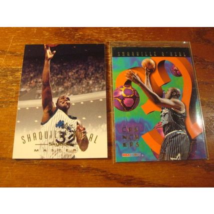 1995 Skybox/Hoops, 4-Cards, SHAQUILLE O'NEAL, HOF, Magic,