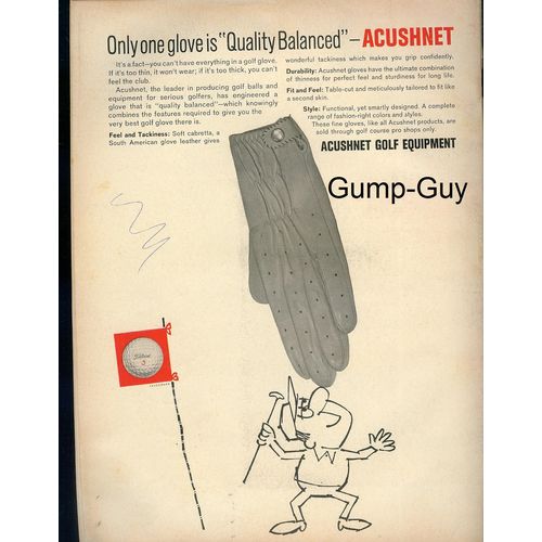 Golf Digest magazine October 1964 Arnold Palmer Pinpoint Chip Backspin Wet Turf