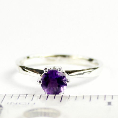 Amethyst, 925 Sterling Silver Ladies Ring, SR311