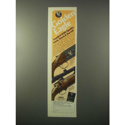 1980 Golden Eagle Ad - Model 5000 Shotgun, 7000 Rifle