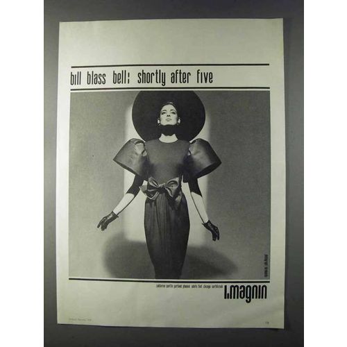 1980 i.magnin Bill Blass Fashion Ad - After Five