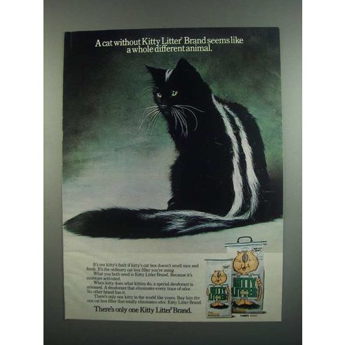 1984 Kitty Litter Brand Ad - Whole Different Animal
