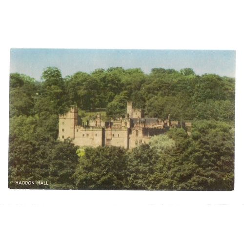 HADDON HALL, Derbyshire unused vintage postcard by Salmon.. =