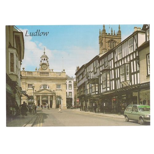THE BUTTER CROSS, LUDLOW, SHROPSHIRE. unused postcard by J. Salmon =