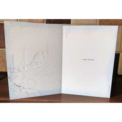 Me To You Christmas Cards - Thinking of You - Glitter Card - 026