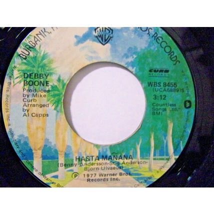 Debby Boone-You Light Up My Life / Hasta Manana-45rpm-1977-VG+