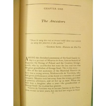 ROMANTIC REBEL THE LIFE AND TIMES OF GEORGE SAND by FELIZIA SEYD 1940 HARDCOVER